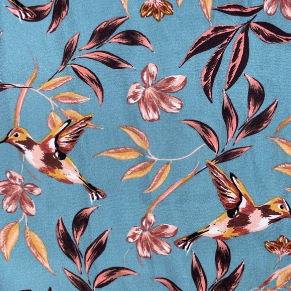 Brand New DR2 Teal Flutter-Sleeve Dress - Picture 11 of 11